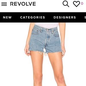 LEvis 501 premium high rise FLAT BROKE 26